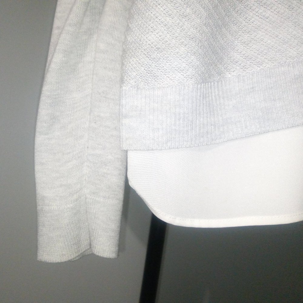Calvin Klein Lightweight Knit 2fer Top Sz L - Picture 8 of 13